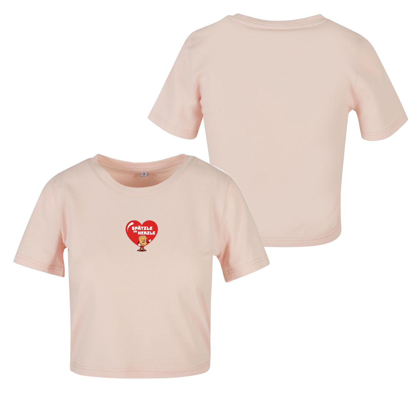 Crop Top Damen "Spätzle im Herzle"