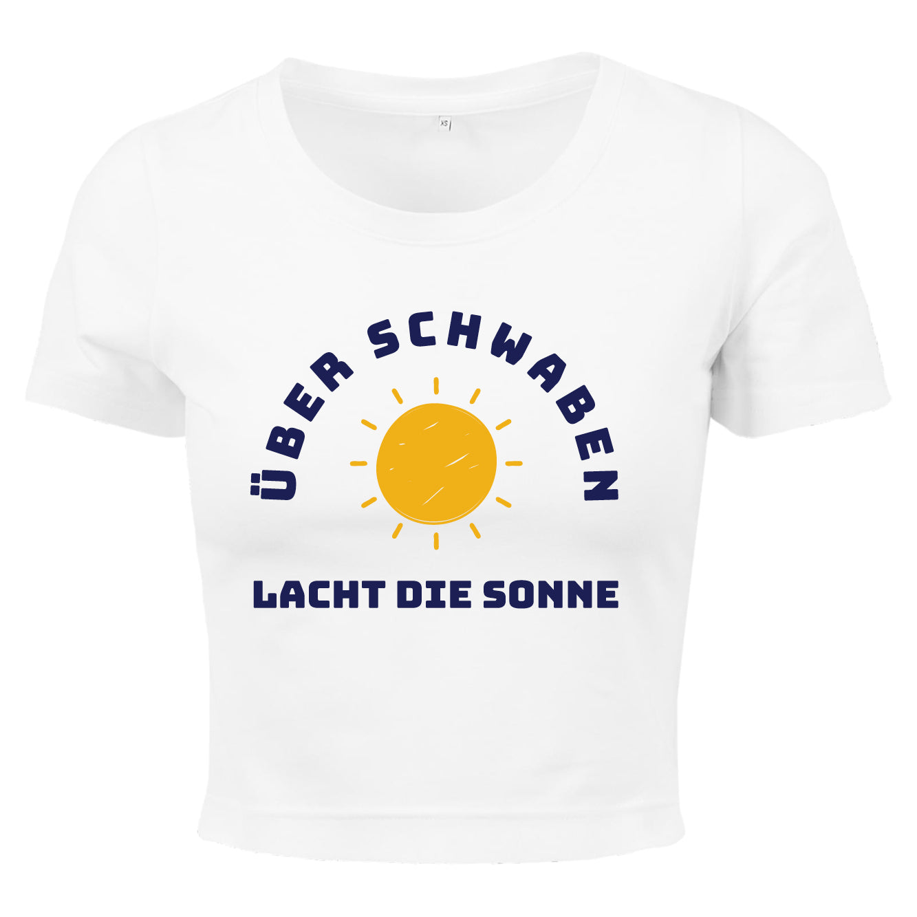 Crop Top Damen "Lacht"
