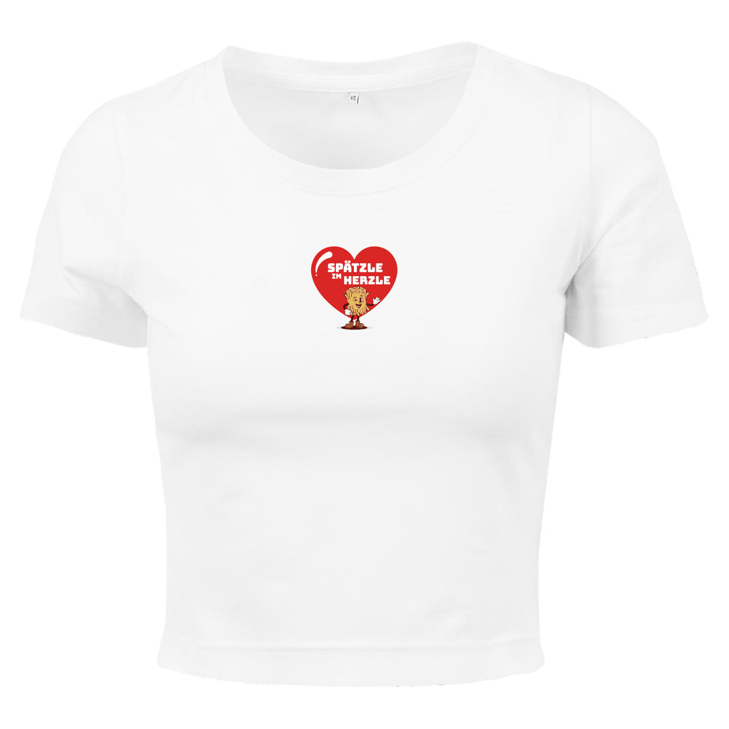 Crop Top Damen "Spätzle im Herzle"