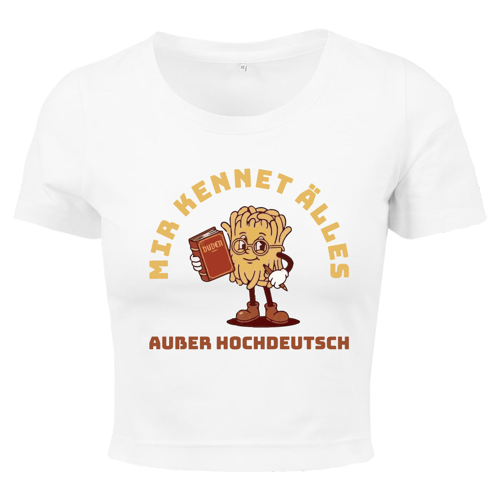 Crop Top Damen "Hochdeutsch"