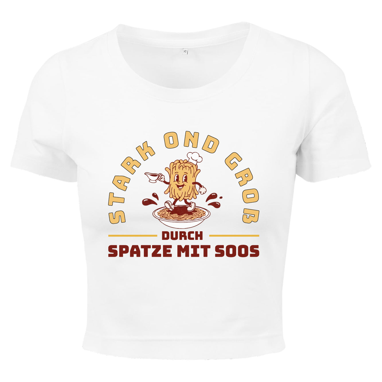Crop Top Damen "Stark ond Groß"