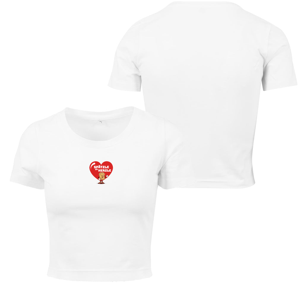 Crop Top Damen "Spätzle im Herzle"