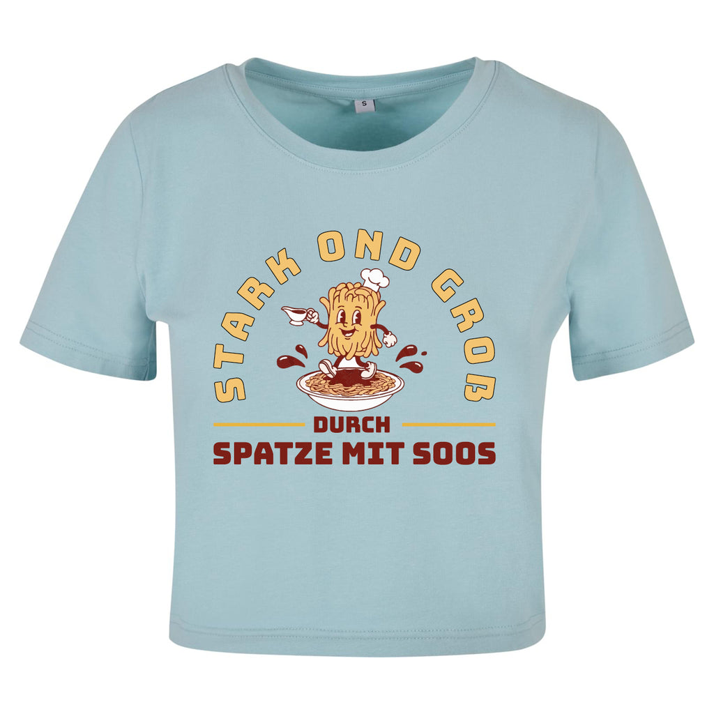 Crop Top Damen "Stark ond Groß"