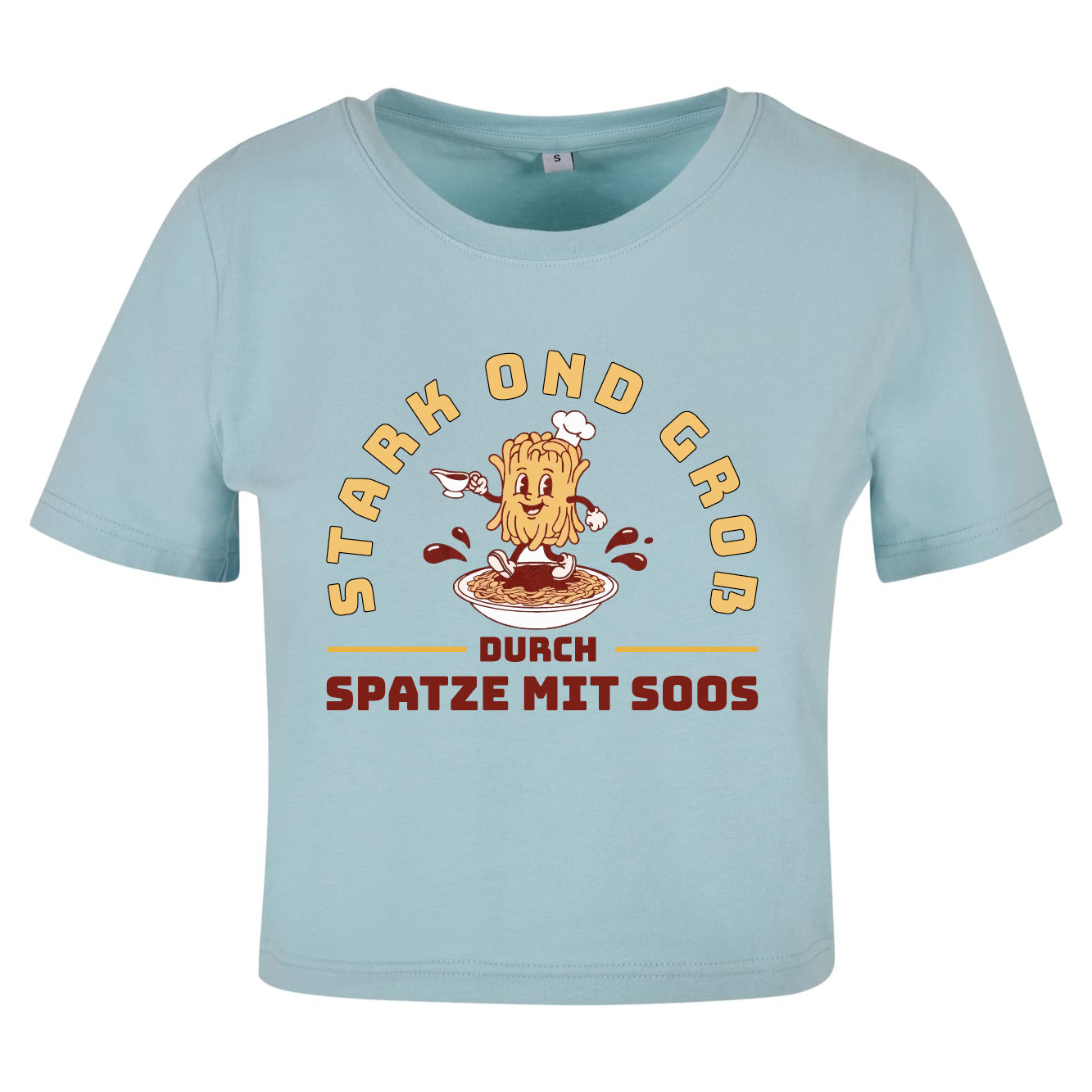 Crop Top Damen "Stark ond Groß"