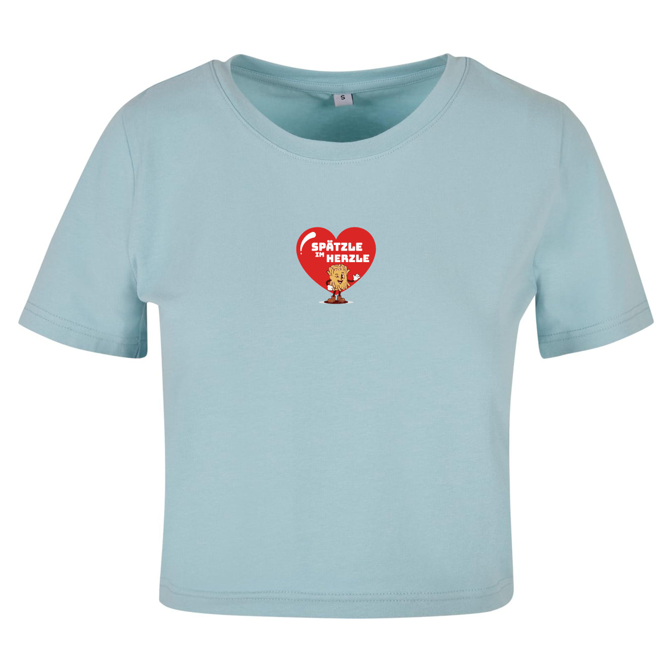 Crop Top Damen "Spätzle im Herzle"