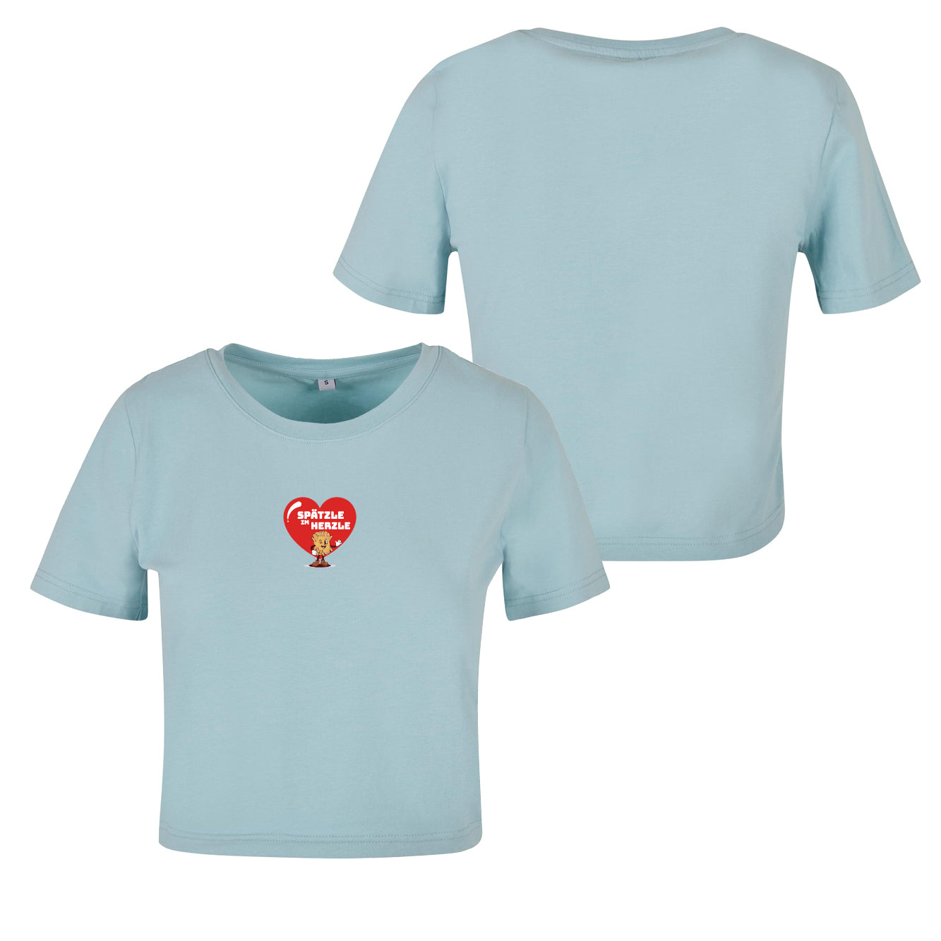 Crop Top Damen "Spätzle im Herzle"