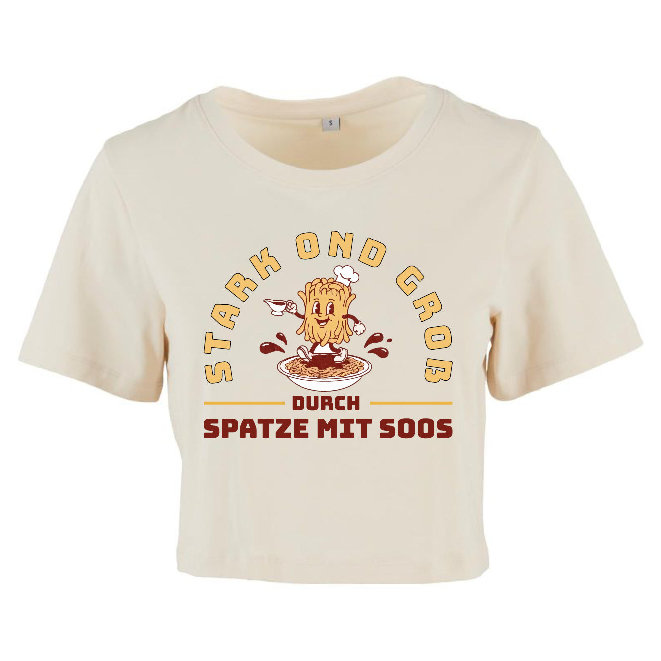 Crop Top Damen "Stark ond Groß"