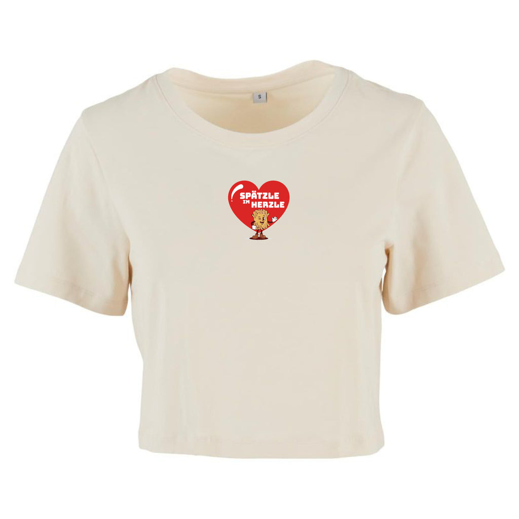 Crop Top Damen "Spätzle im Herzle"