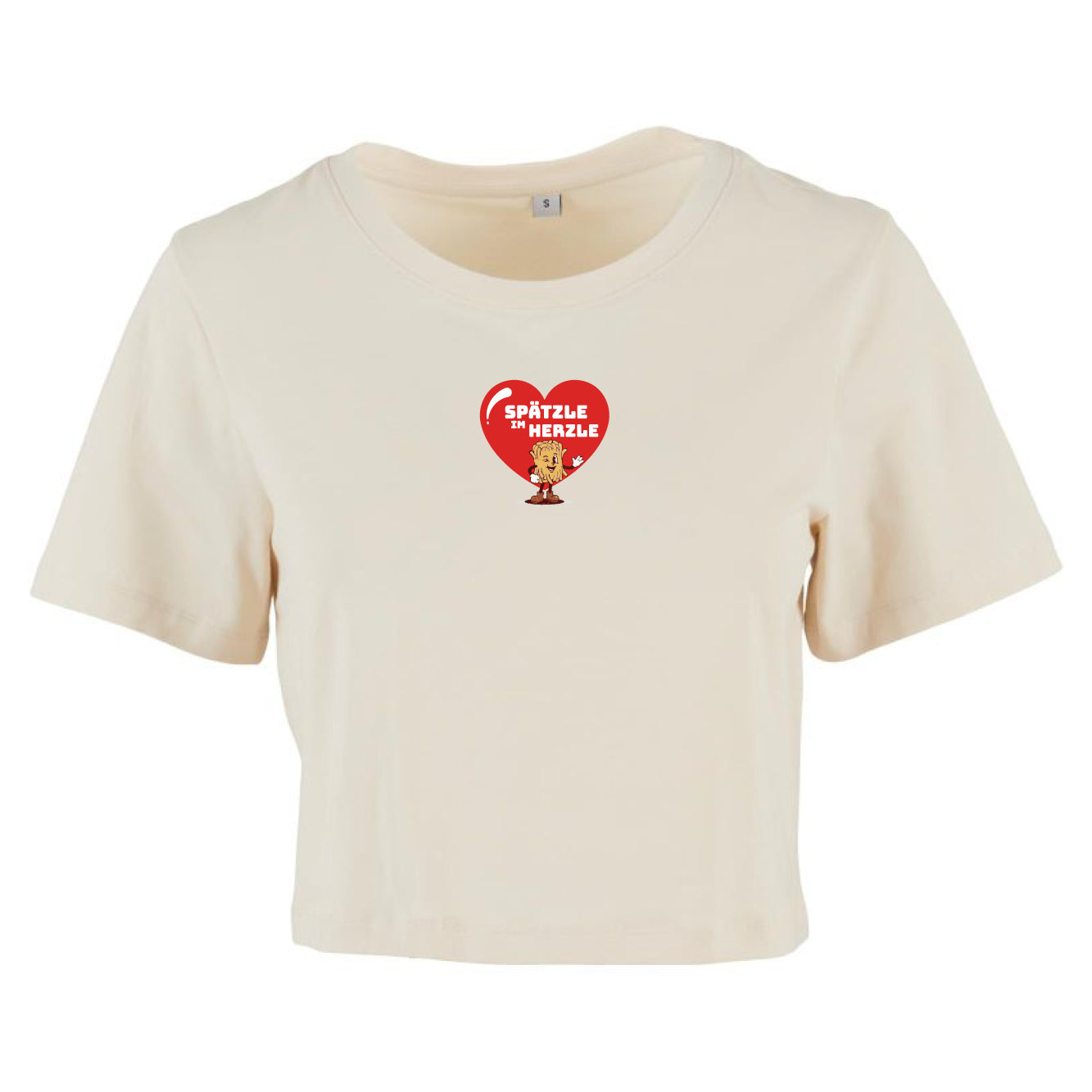 Crop Top Damen "Spätzle im Herzle"