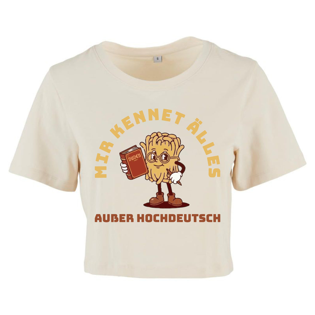 Crop Top Damen "Hochdeutsch"
