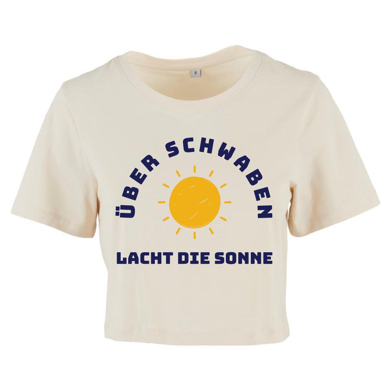 Crop Top Damen "Lacht"