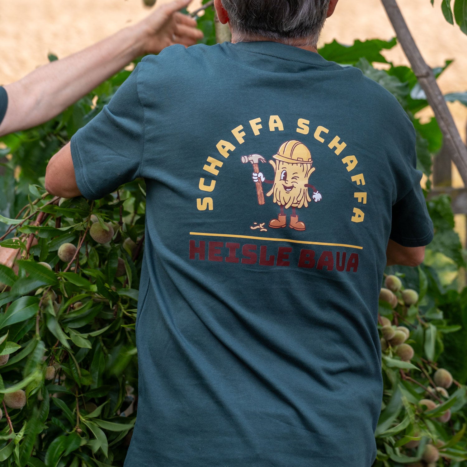 Unisex T-Shirt Oversize "Spatzemitsoos" + Häusle