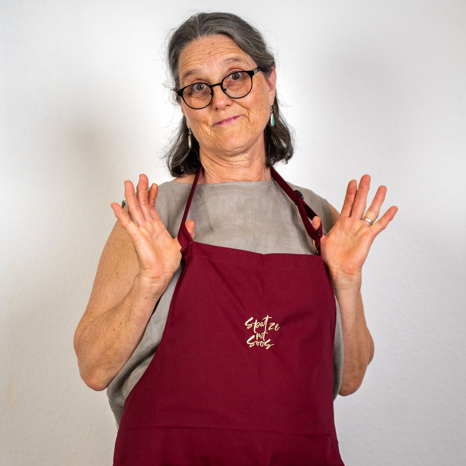 Latzschürze "Spatzemitsoos"