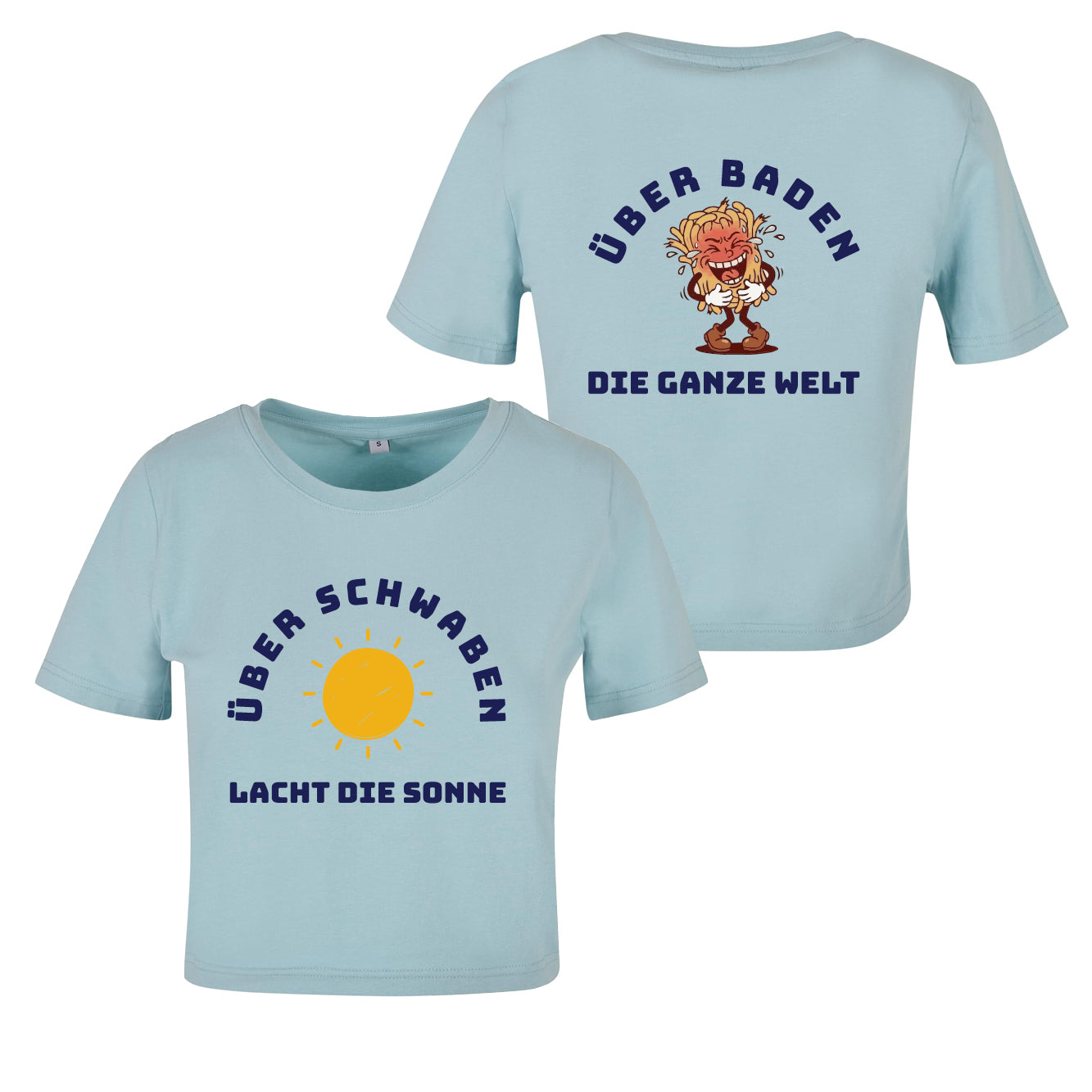 Crop Top Damen "Lacht"