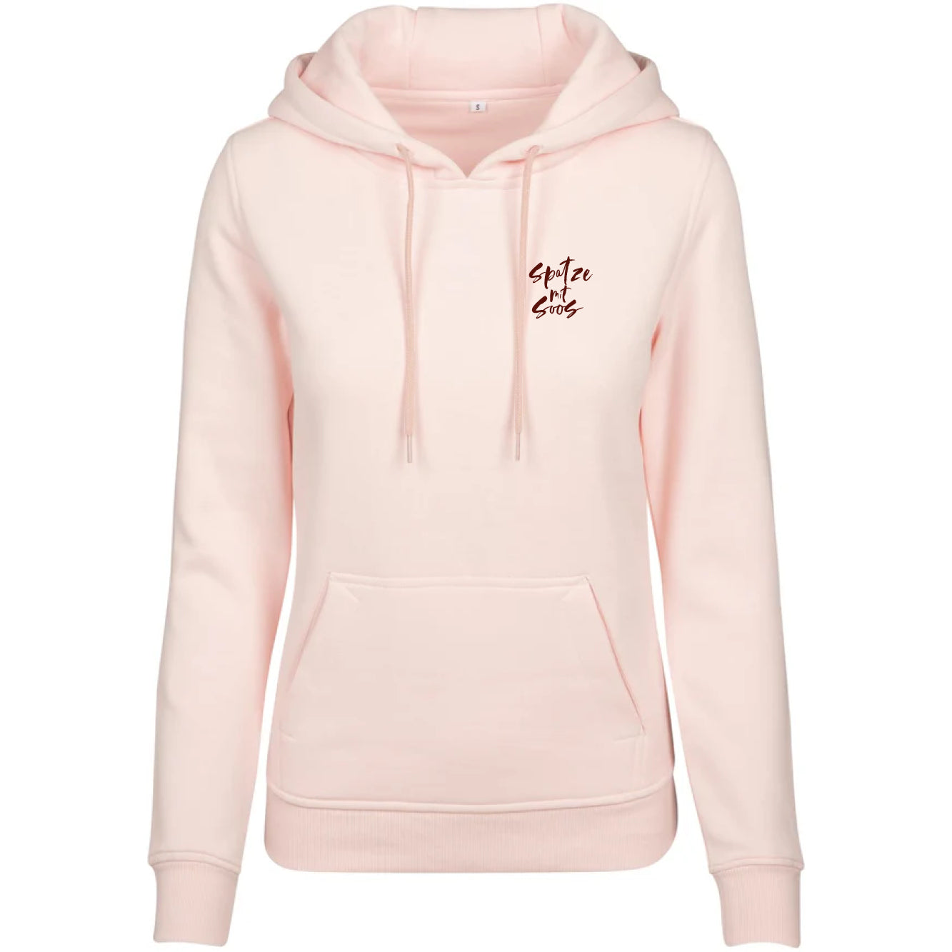 Damen Hoodie "Spatzemitsoos" + Stark ond Groß