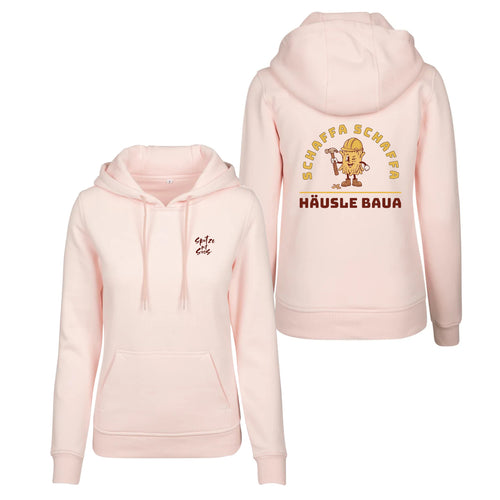 Damen Hoodie "Spatzemitsoos" + Häusle