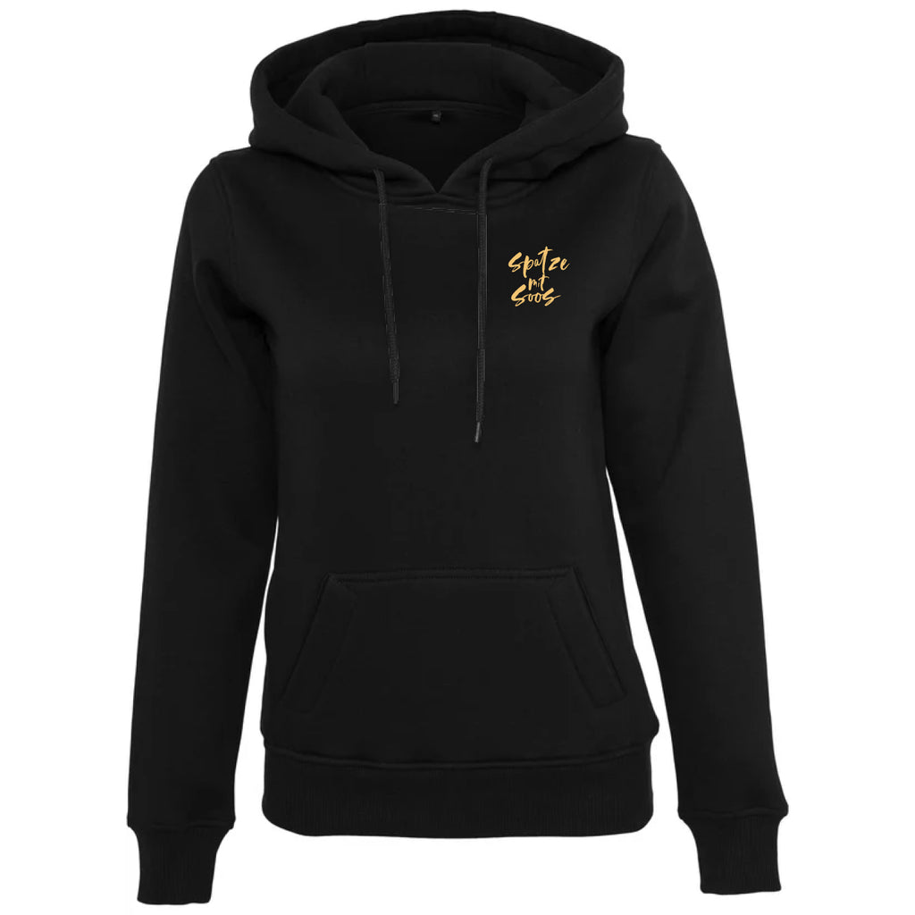 Damen Hoodie "Spatzemitsoos" + Häusle