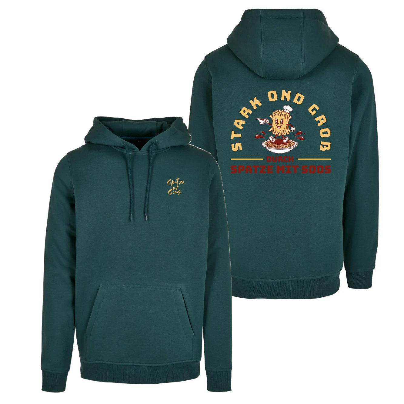 Unisex Hoodie "Spatzemitsoos" + Stark ond Groß