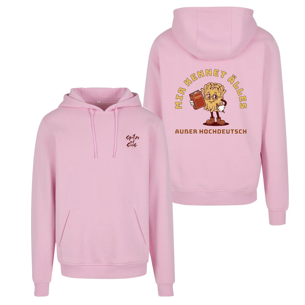Unisex Hoodie "Spatzemitsoos" + Hochdeutsch