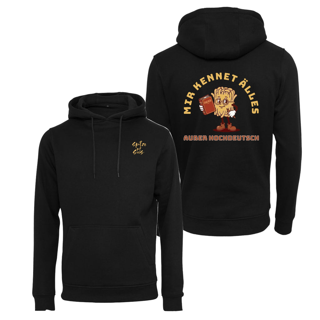 Unisex Hoodie "Spatzemitsoos" + Hochdeutsch