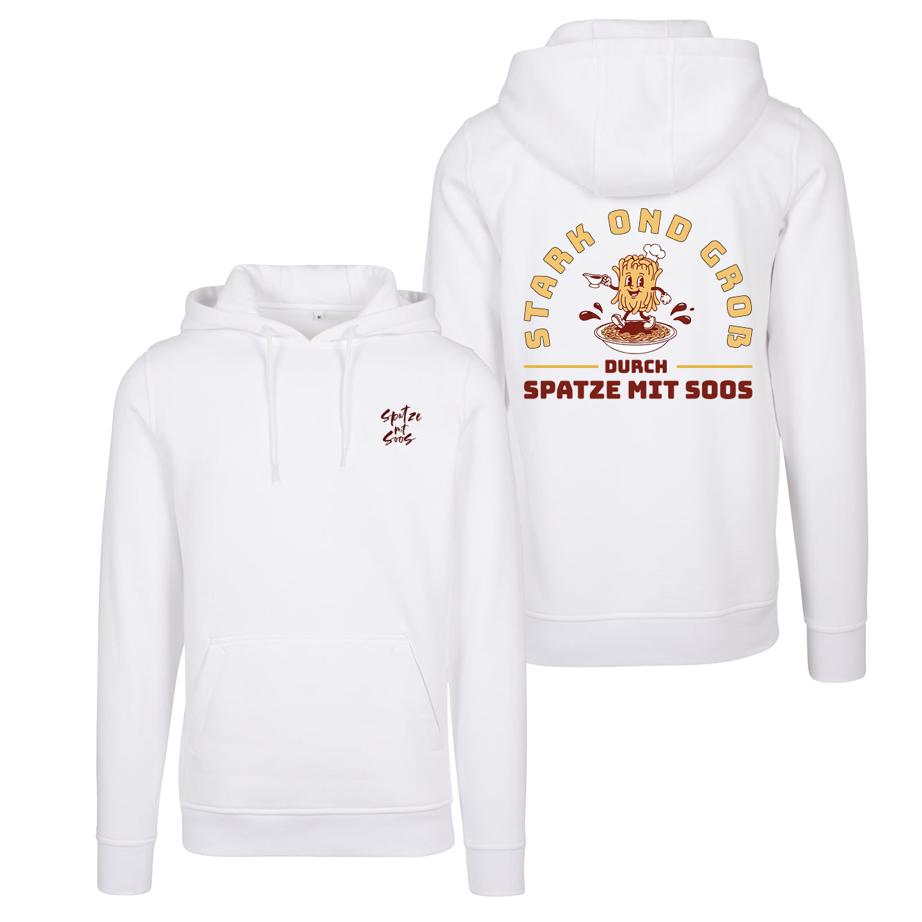 Unisex Hoodie "Spatzemitsoos" + Stark ond Groß