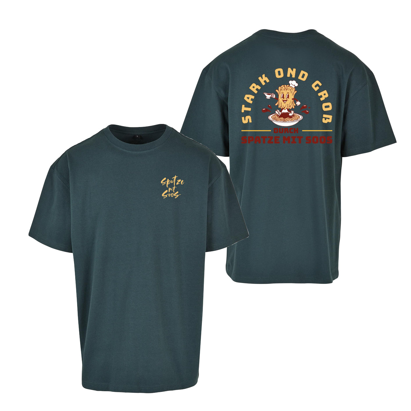 Unisex T-Shirt Oversize "Spatzemitsoos" + Stark ond Groß