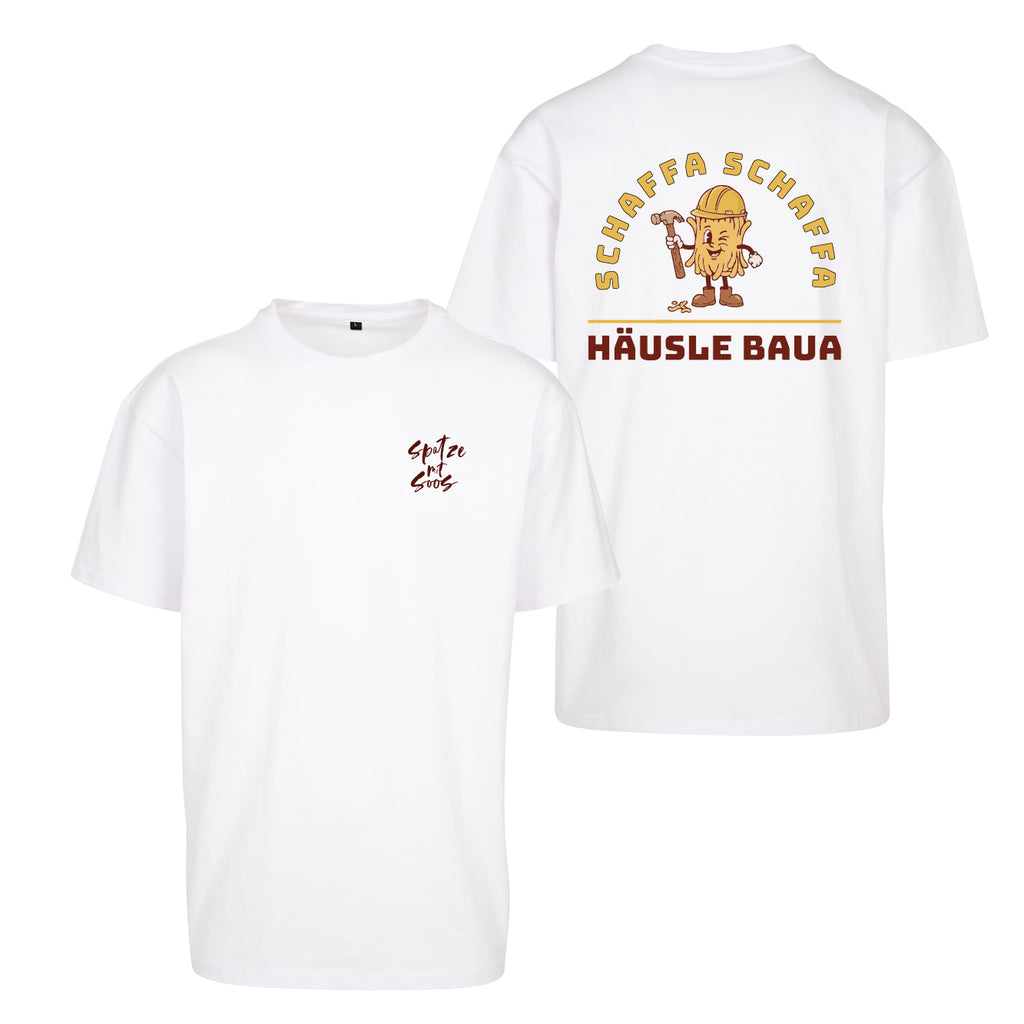 Unisex T-Shirt Oversize "Spatzemitsoos" + Häusle