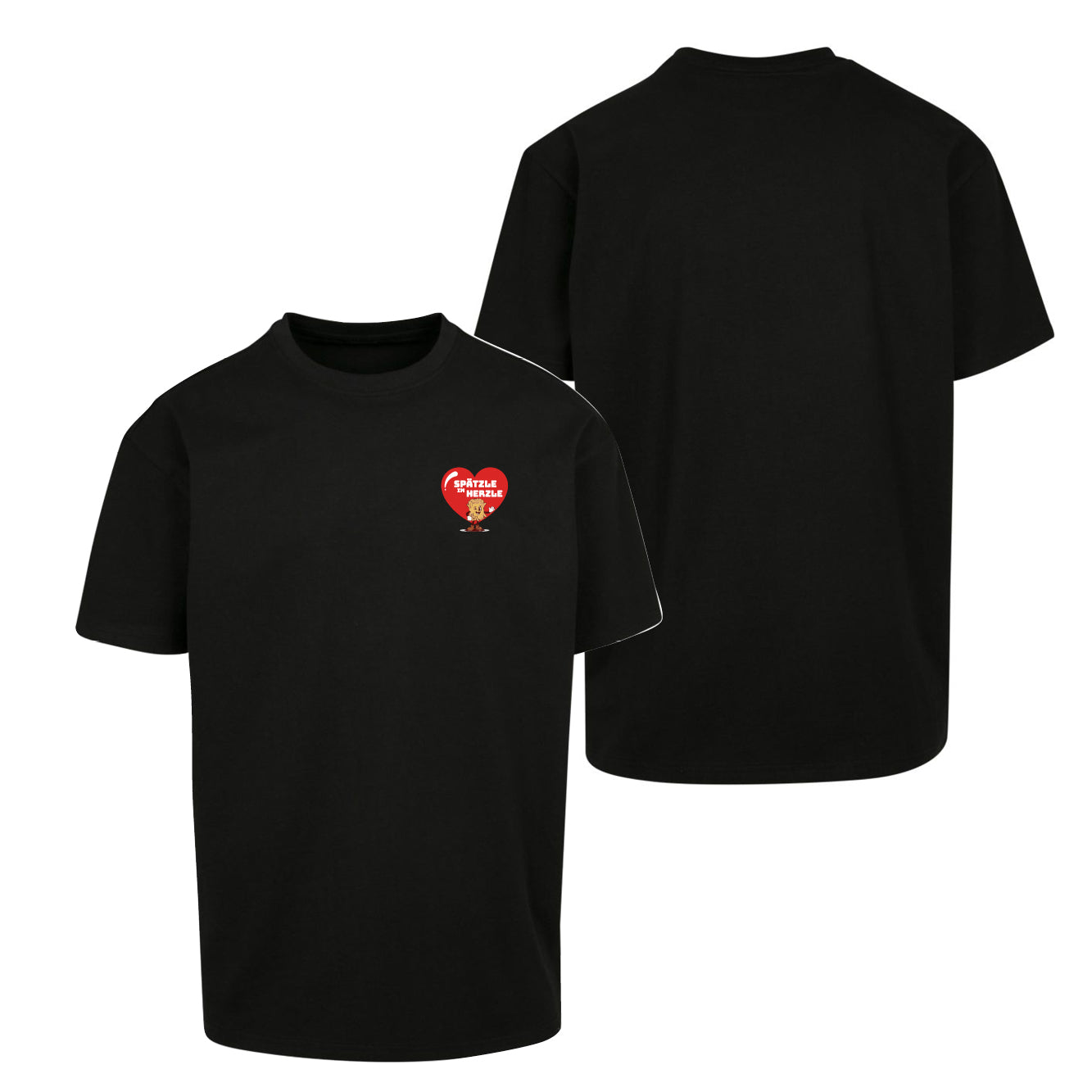 Unisex T-Shirt Oversize "Spätzle im Herzle"