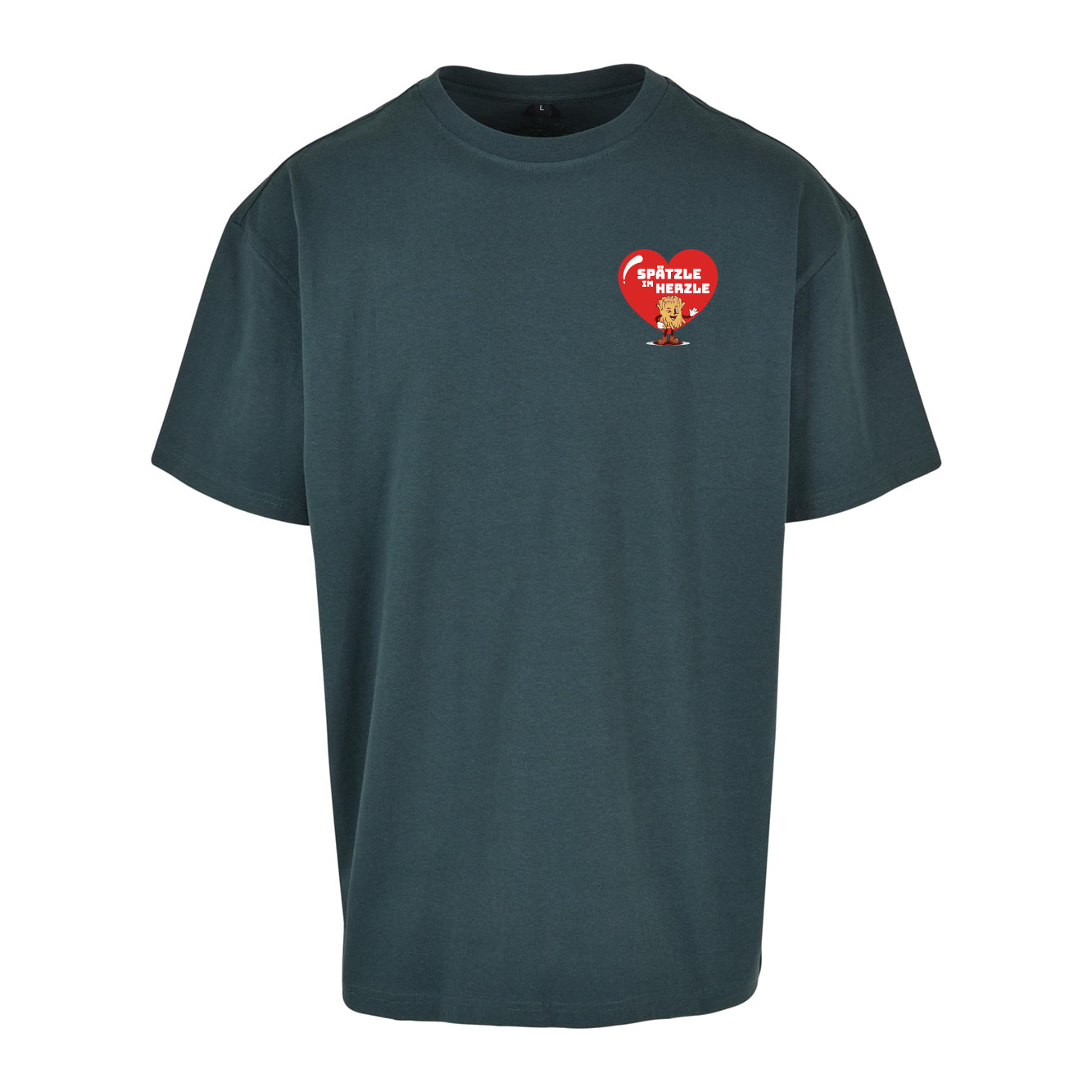 Unisex T-Shirt Oversize "Spätzle im Herzle"