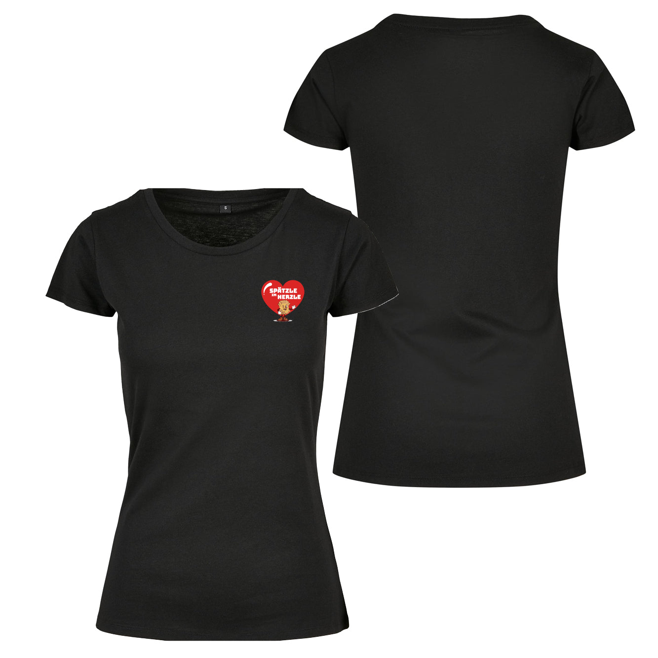 T-Shirt Damen "Spätzle im Herzle"