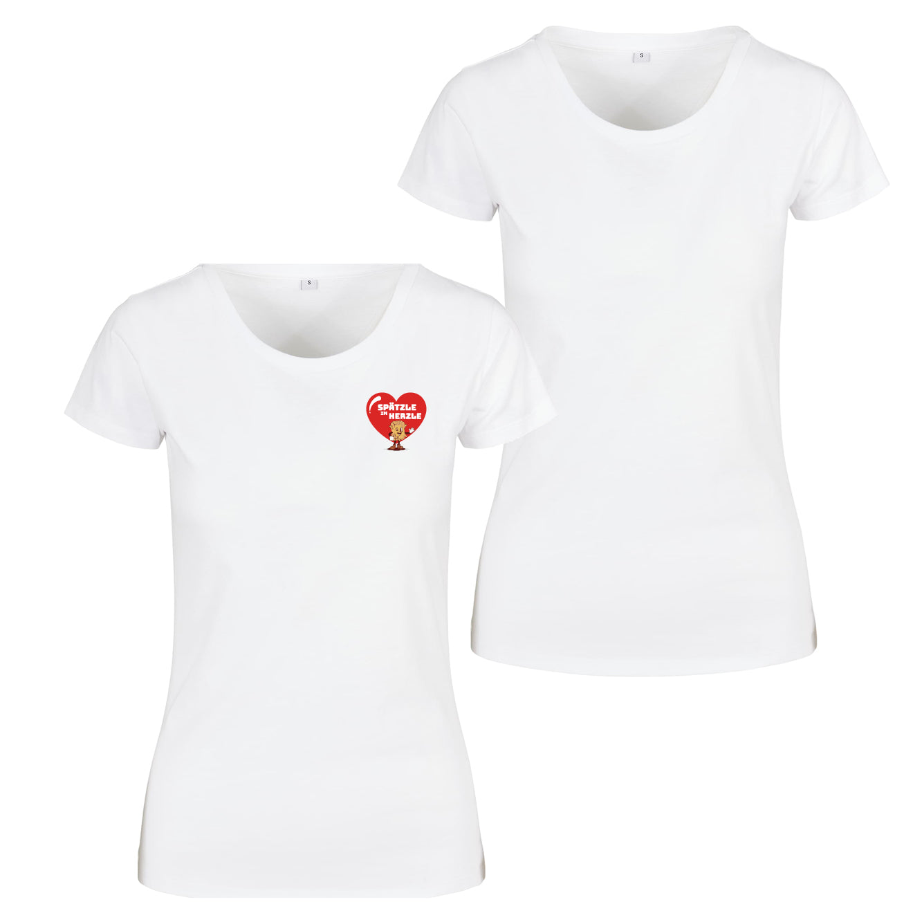 T-Shirt Damen "Spätzle im Herzle"