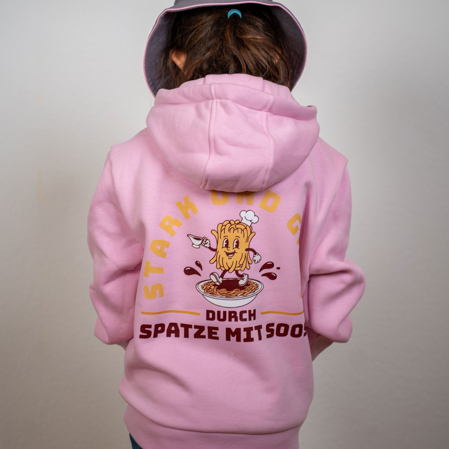 Kinder Hoodie "Stark ond Groß"