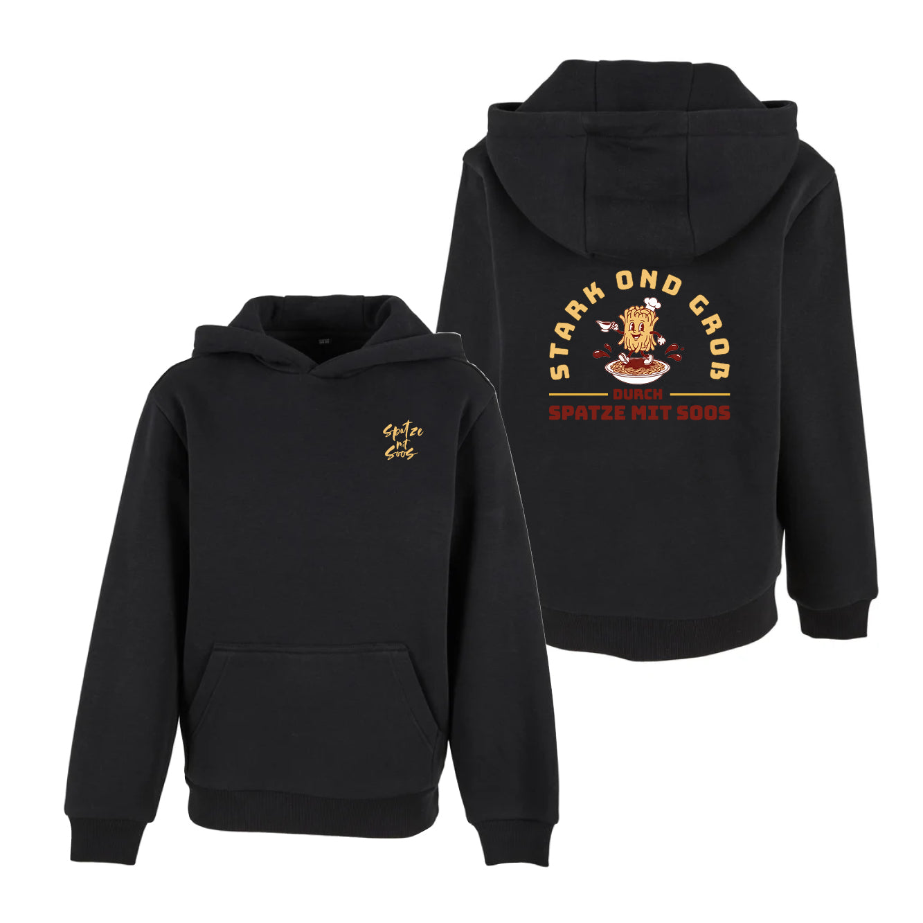 Kinder Hoodie "Stark ond Groß"