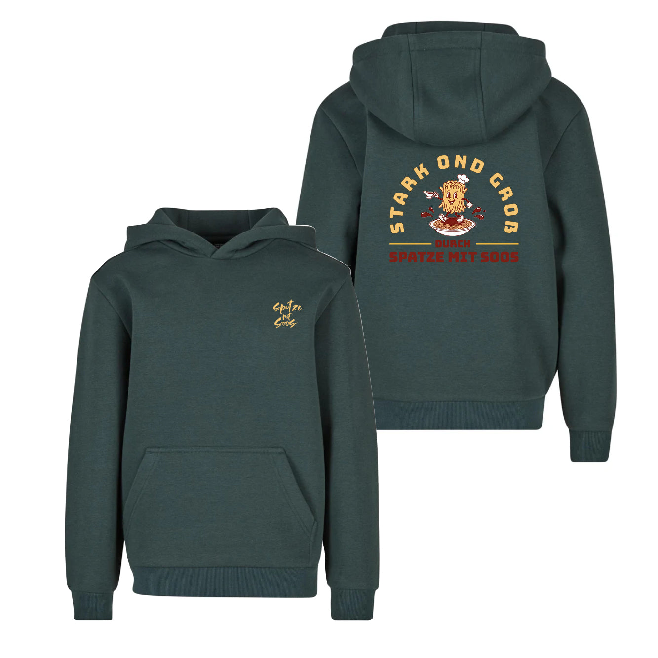 Kinder Hoodie "Stark ond Groß"