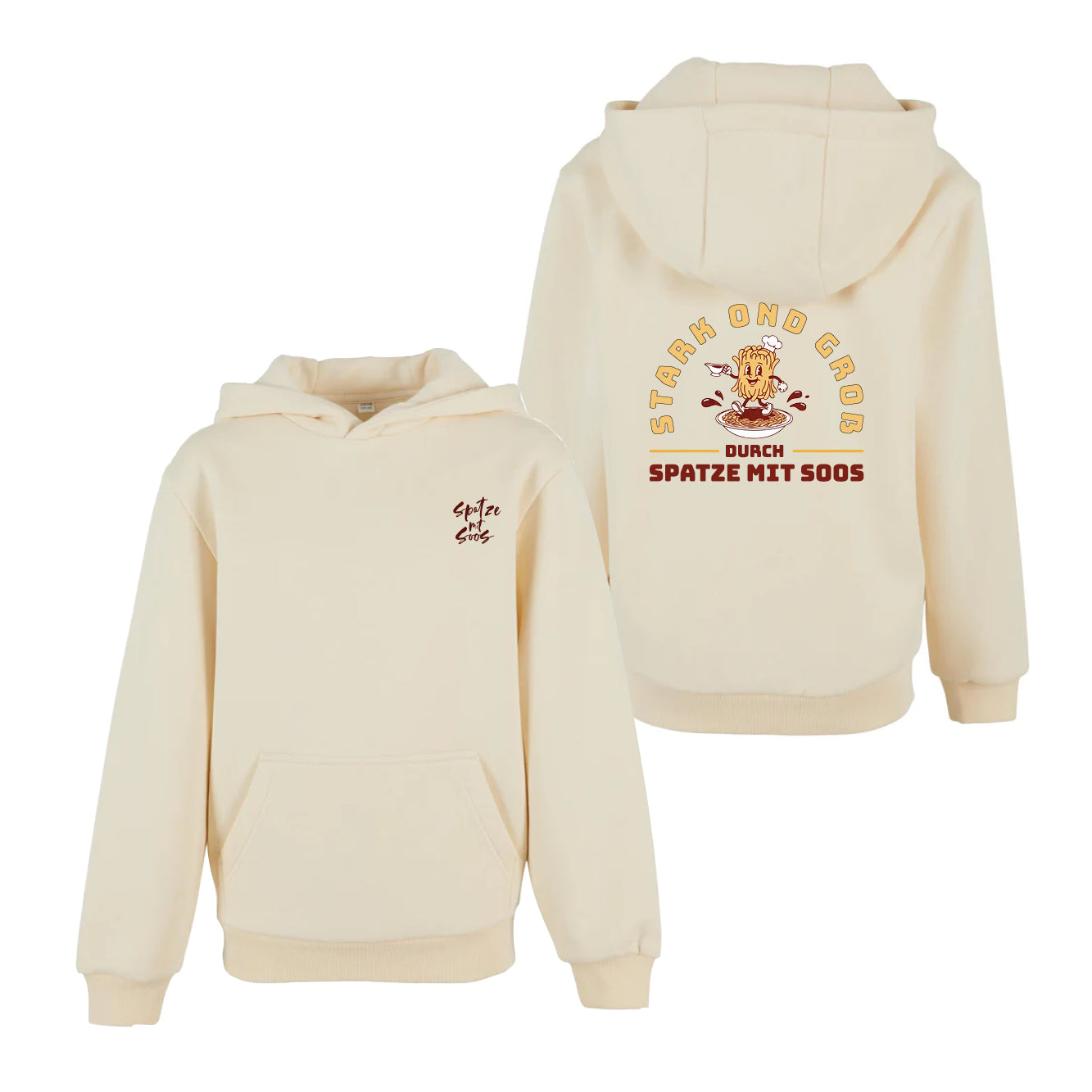 Kinder Hoodie "Stark ond Groß"