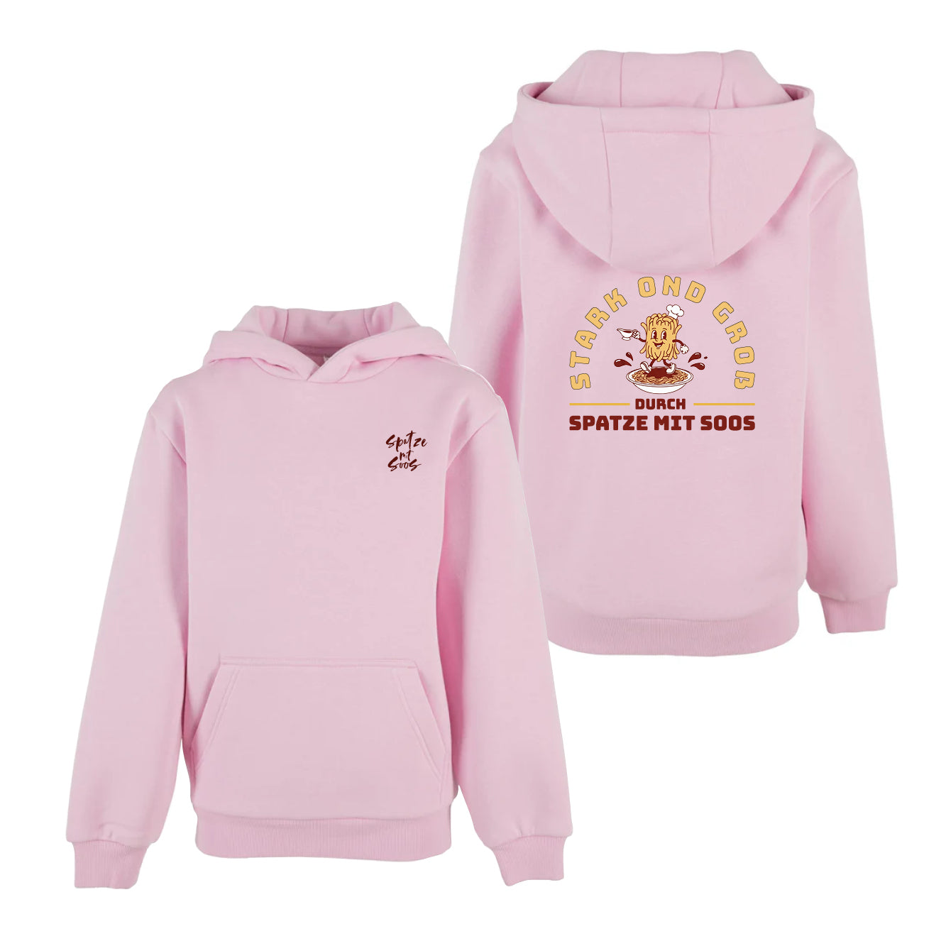 Kinder Hoodie "Stark ond Groß"