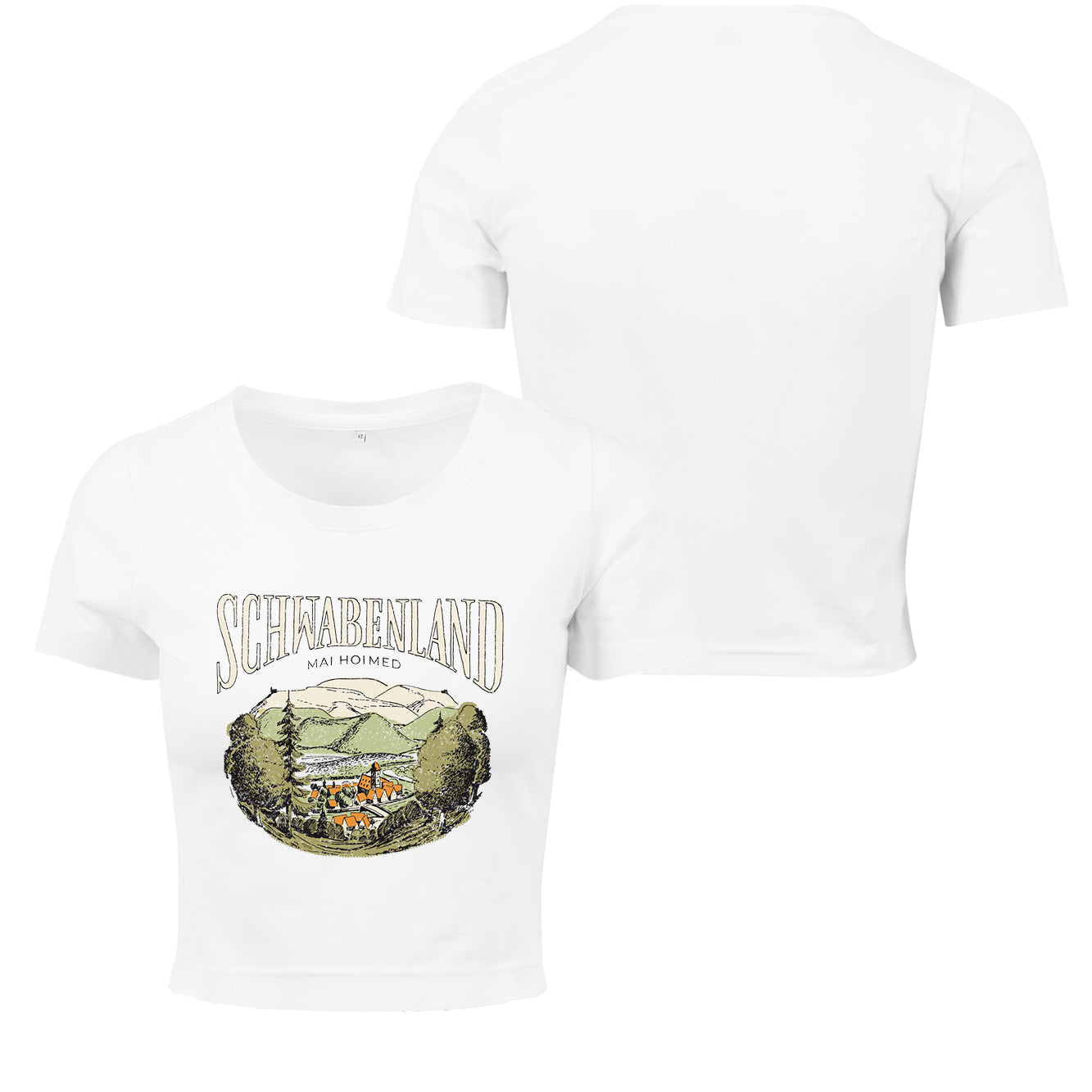 Crop Top Damen "Schwabenland"