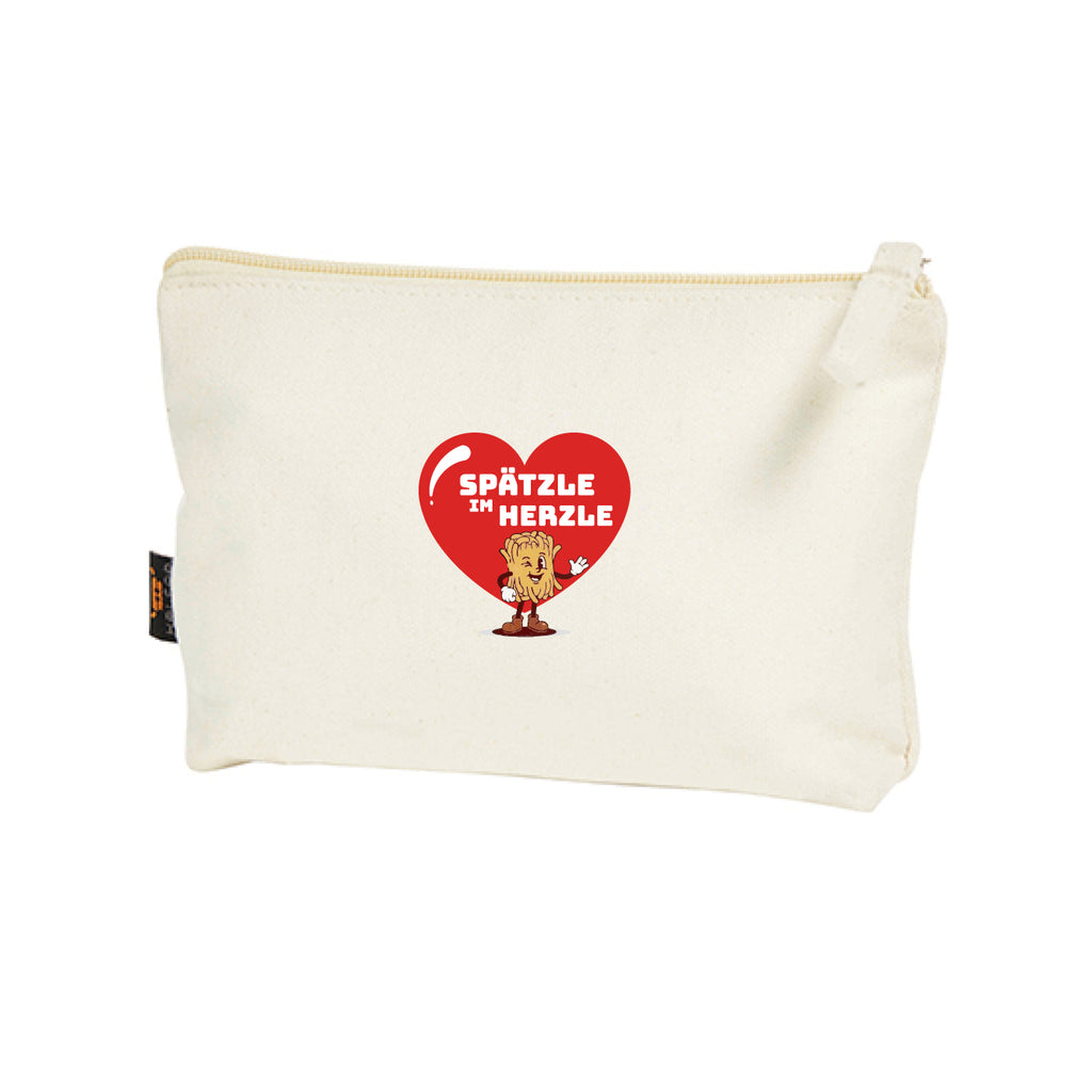 Kosmetiktasche "Spätzle im Herzle"