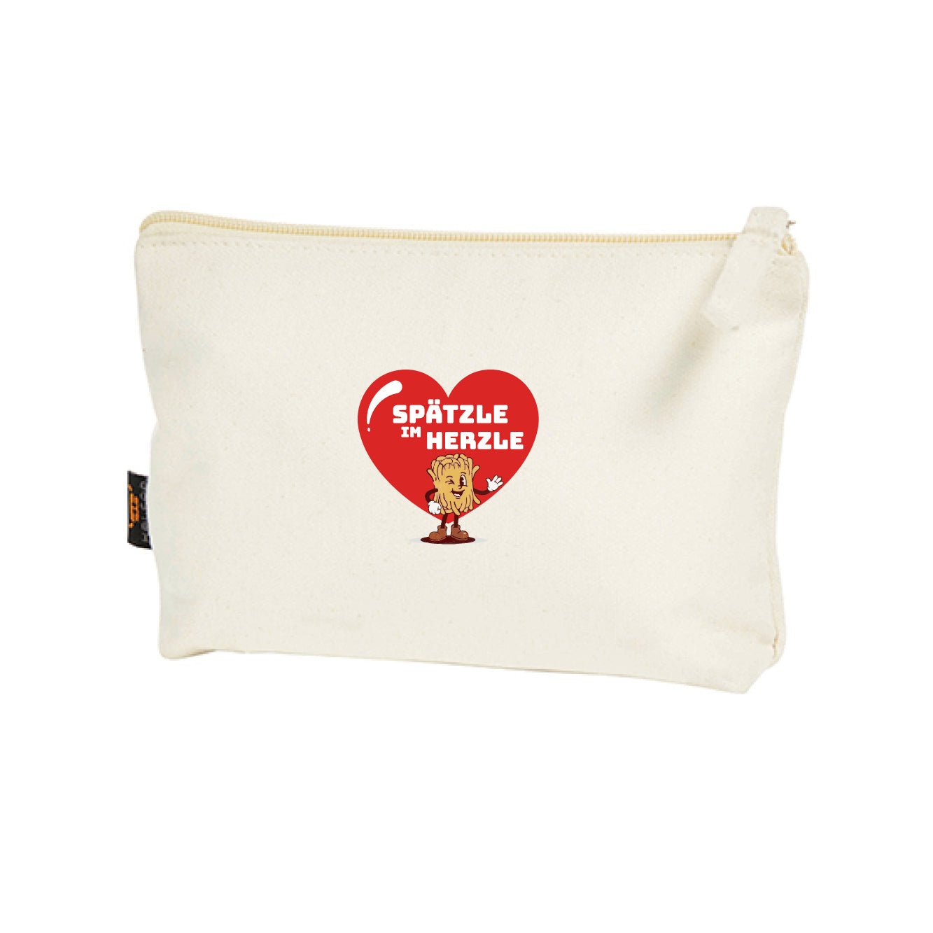 Kosmetiktasche "Spätzle im Herzle"