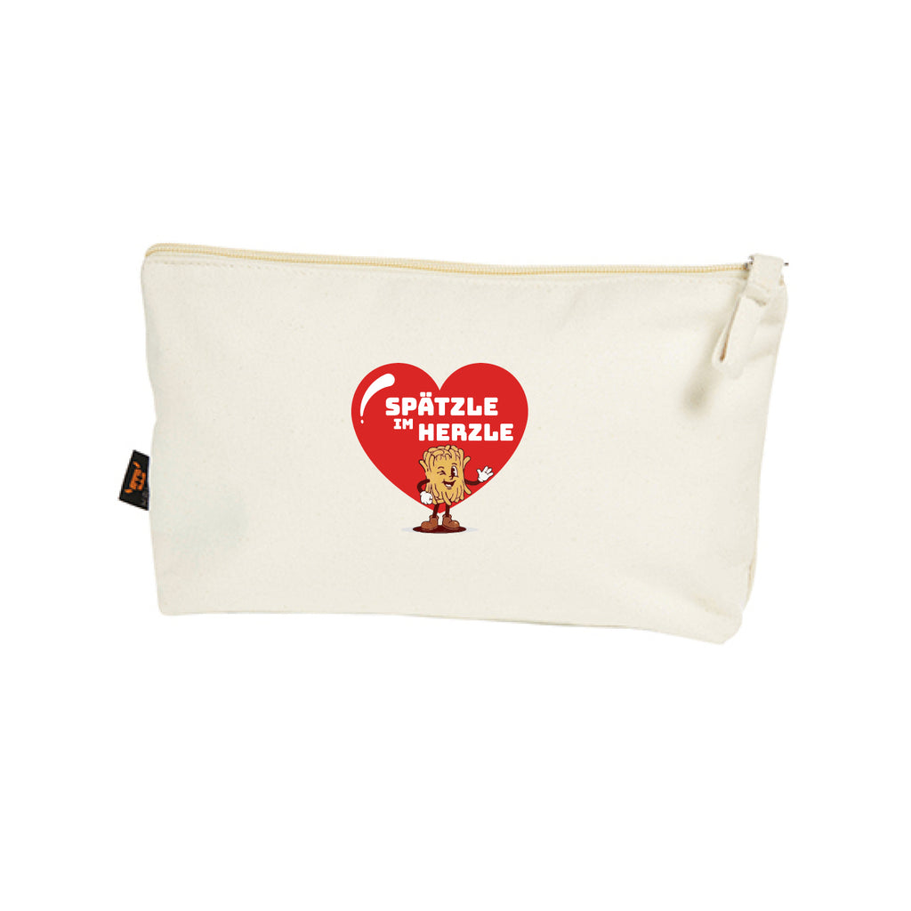 Kosmetiktasche "Spätzle im Herzle"